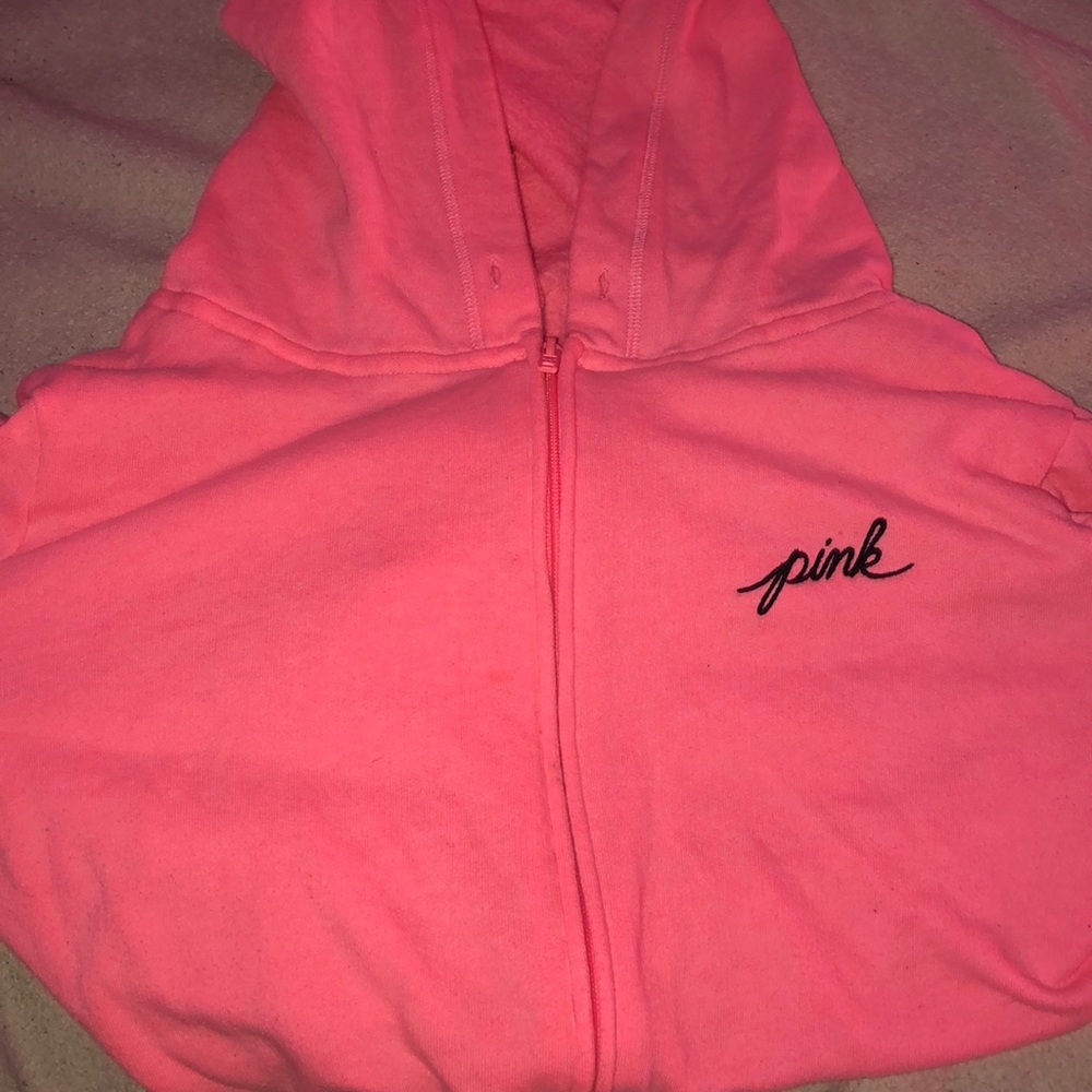 Victoria secret PINK peach hoodie